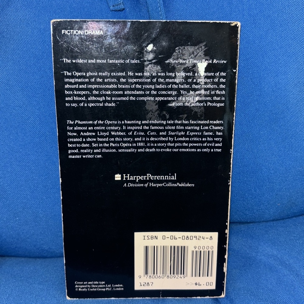 The Phantom Of The Opera The Original Novel By Gaston Leroux Soft Cover NWOTS - Picture 2 of 10